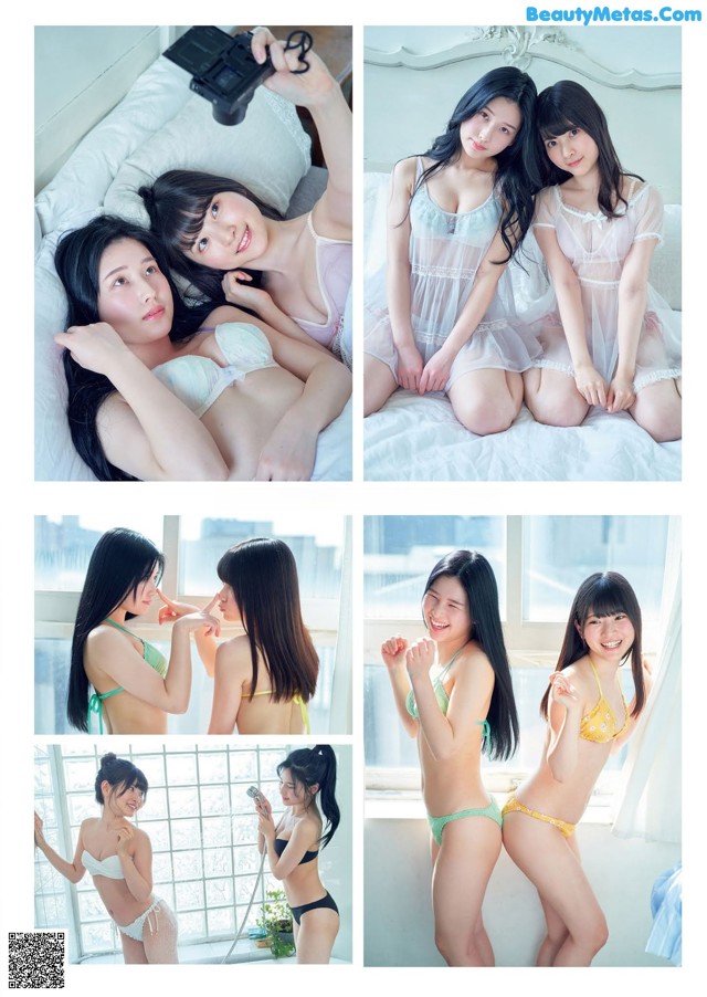 A group of young women in lingersuits posing for a picture.